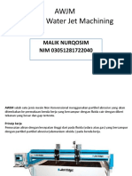 Abrasive Water Jet Machining (Malik Nurqosim 03051281722040)