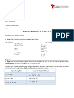 Avaliatório 1 8 Ano C III Período