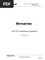 Fijifilm DICOM Synapse Conformance Statement Ver. 3