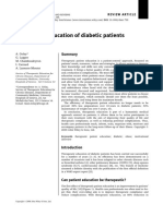Therapeutic Education of Diabetic Patients: A. Golay G. Lagger M. Chambouleyron I. Carrard A. Lasserre-Moutet