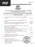 NMC Exams Past Questions 24 of 24 | PDF | Childbirth | Pregnancy
