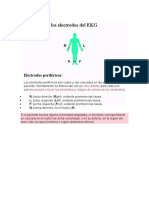 Ubicación de Los Electrodos Del EKG