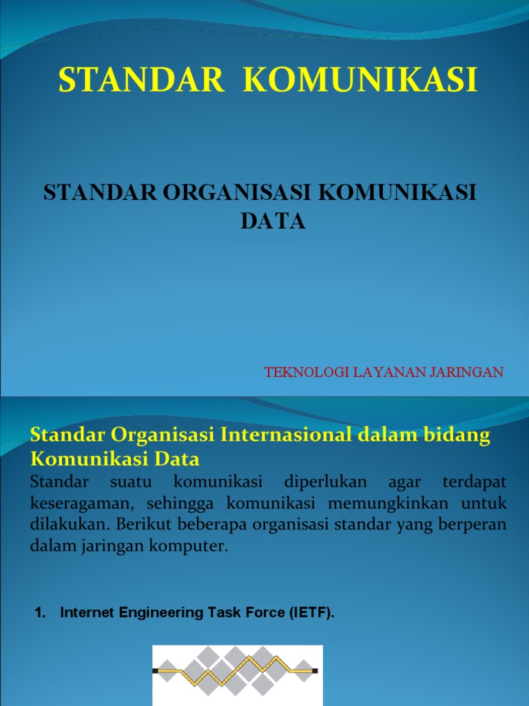Standar Komunikasi | PDF | Teknologi & Rekayasa