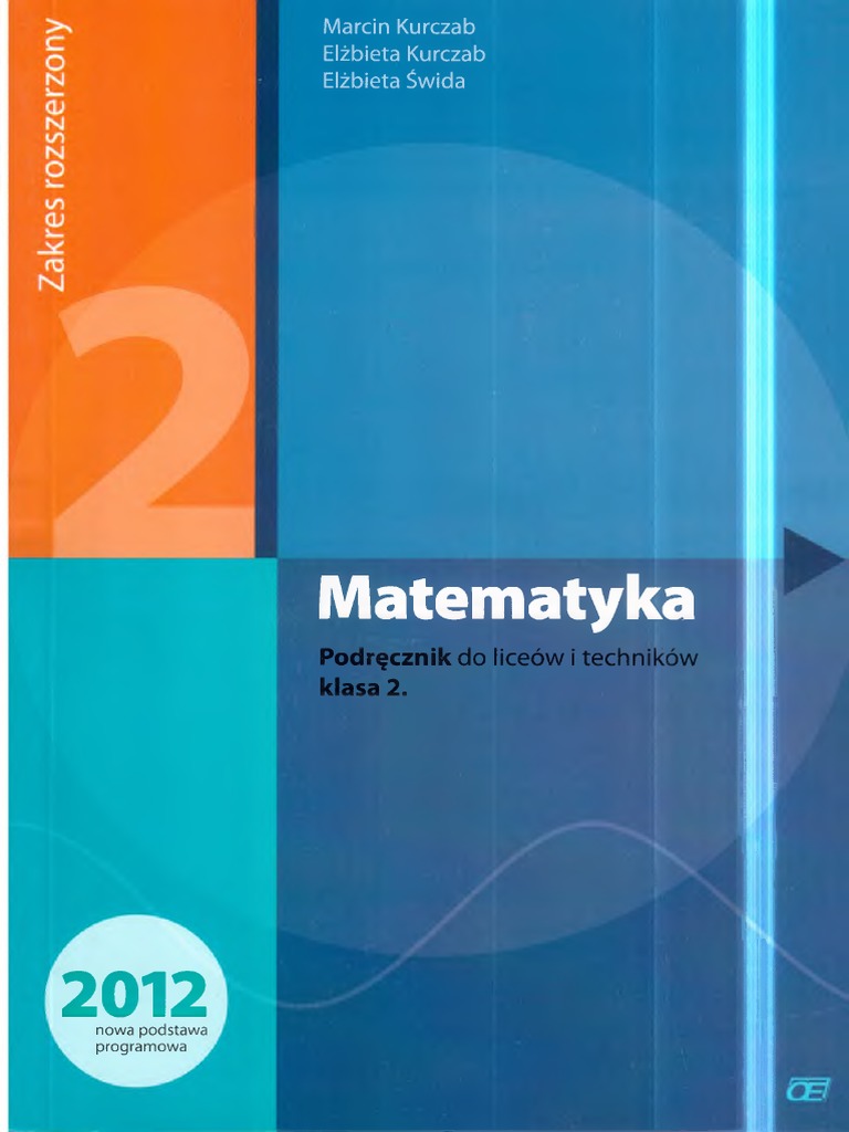 Matematyka Pazdro Klasa 2 Spis Treści