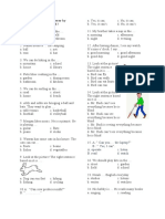 I. Choose The Correct Answer by Crossing (X) A, B, C, or D !