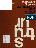 BAQUERO GOYANES - Estructuras de La Novela Actual PDF