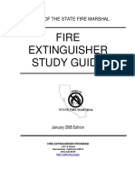 CA Fire Extinguisher Study Guide and Regulations