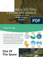 Factors Affecting Landscape Design