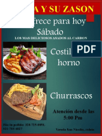 Menu Modificar Sabado