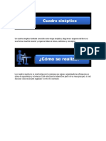 Un Cuadro Sinóptico También Conocido Como Mapa Sinóptico