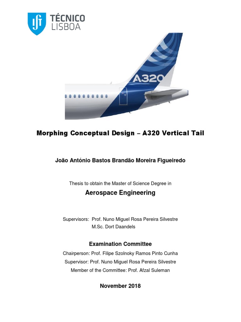 Morphing Conceptual Design - A320 Vertical Tail | PDF | Lift (Force ...
