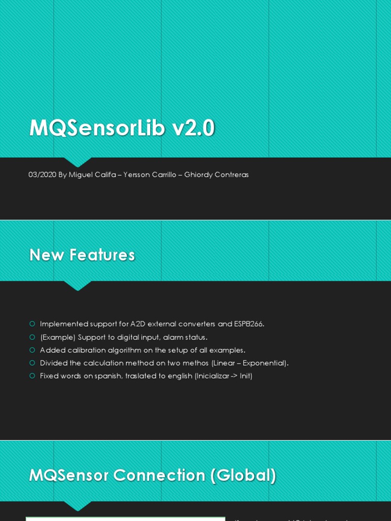 Arduino MQ Sensor Guide | PDF | Analog To Digital Converter ...