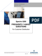 Frequently Asked Questions: Spectro 5200