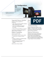 HP Z420 Memory Configurations and Optimization: Supported Memory Modules Memory Features