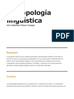 Antropología Lingüística Cronica PDF