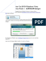 1.7 - Comment CrÃ©er Un DVD Windows Vista avec le Service Pack 1