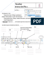 Fiche Méthode: Traitement de Texte Sur Libre Office