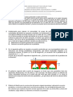 5° CUES - Matemática - Ecuación de La Circunferencia y Parabólica