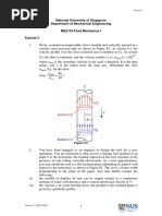 National University of Singapore Department of Mechanical Engineering ME2134 Fluid Mechanics I Tutorial 3