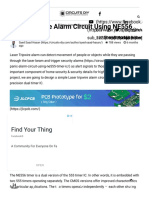 Laser Tripwire Alarm Circuit Using NE556 Dual Timer IC: Find Your Thing