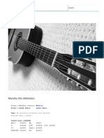 Desperado by The Eagles  Lyrics with Guitar Chords - Uberchord App