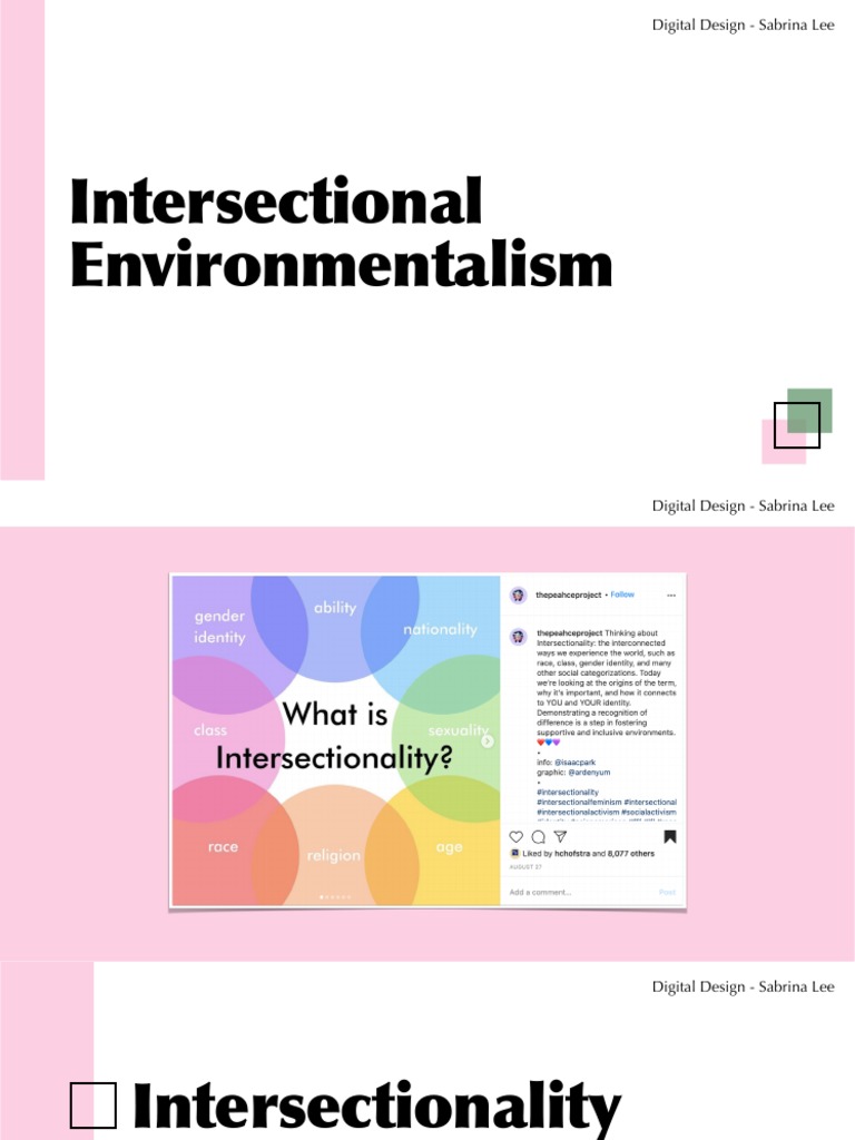 Design Presentation - Intersectionality2 PDF | PDF
