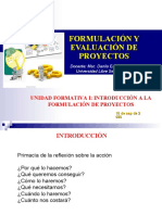 Formulación y Evaluación de Proyectos Unidad 1 2018 01 Libre (estudiantes) (1)