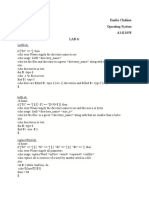 Emilio Chahine Operating System A1411058 LAB 6