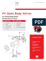 PV Open Body Valves: For Demanding Duties