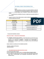 Instructivo TELECONSULTA PDF