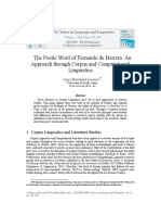 The Poetic Word of Fernando de Herrera An Approach Through Corpus and Computational Linguistics PDF