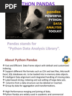 Pandas Stands For "Python Data Analysis Library"