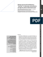 Riesgo Psicosocial Intralaboral y "Burnout" en Docentes Universitarios de Algunos Países Latinoamericanos