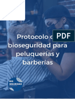 Protocolo de Bioseguridad para Peluquerías y Barberías