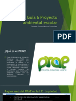 Guía 6 Proyecto Ambiental Escolar PRAE