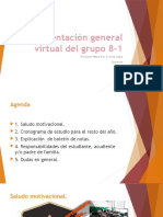 Orientación General Virtual Del Grupo 8-1