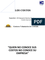 Determinación de Los Costos