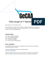 Third Circular of 1 Gecaa 2020