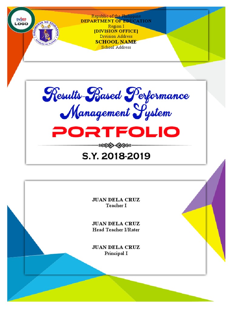 RPMS Porfolio Template (A4) | PDF