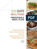 100 Days of Real Food Mini Freezer Meal Plan Vol. 1 All Resources 2servings PDF