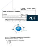 TALLER DE FÍSICA #9 Gravitación