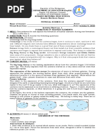 Physical Science LAS - Grade 12 PDF