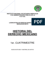 HISTORIA DEL DERECHO MEXICANO