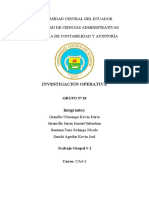 Universidad Central Del Ecuador Facultad de Ciencias Administrativas Carrera de Contabilidad Y Auditoría