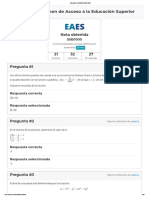 Simulador EXAMEN EAES 2020