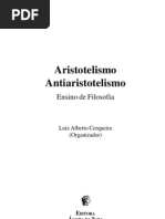 Aristotelismo E Antiaristotelismo - Ensino de Filosofia - Luiz Alberto Cerqueira