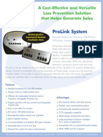 Prolink System: A Cost-Effective and Versatile Loss Prevention Solution That Helps Generate Sales