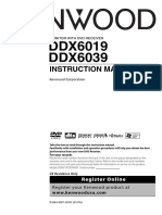 DDX6019 DDX6039: Instruction Manual
