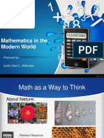 Modern Mathematics in Daily Life