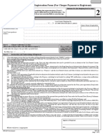 Cash Payout Scheme Registration Form (For Cheque Payment To Registrant)